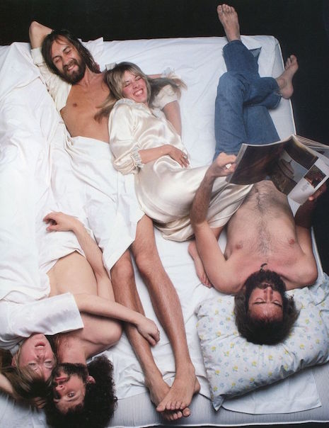 Fleetwood Mac first cover for Rolling Stone, March 24th, 1977. By Annie Leibovitz