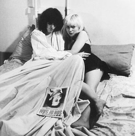 Joey Ramone and Debbie Harry. Photo taken in New York by Chris Stein Punk magazine 