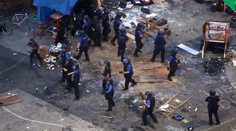 police riot
