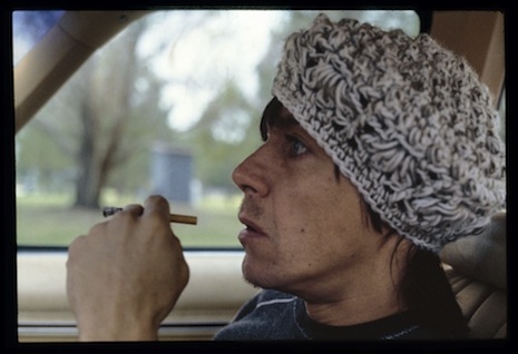 Iggy Pop in South Carolina, on the way to see his parents, 1982