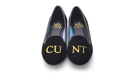 C*nt shoes by YRU