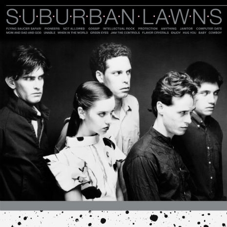 Cover Art for the Re-Release of Suburban Lawns' Debut
