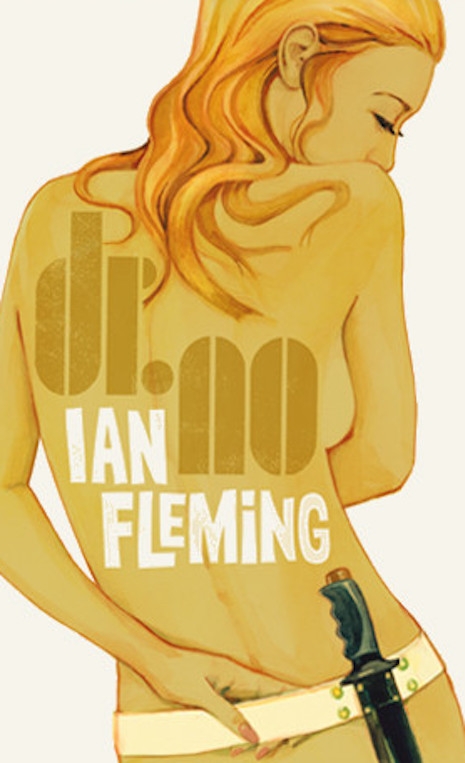 A print of the 2008 cover for the reissue of Ian Fleming's 1958 novel, Dr. No