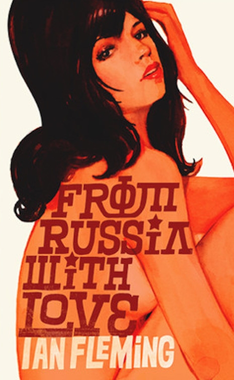 The 2008 cover for the reissue of Ian Fleming's 1957 novel, From Russia, With Love