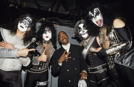 KISS and Tupac Shakur at the Grammy's 1996