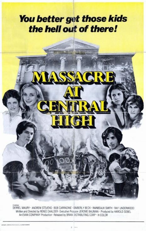 Poster art of Massacre at Central High.