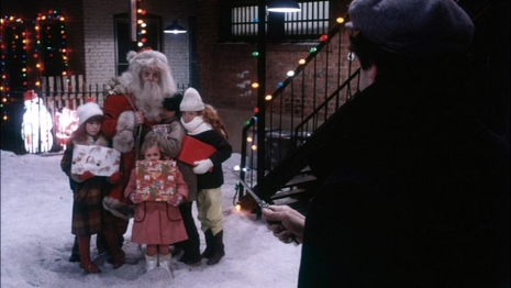 Kids protecting Santa