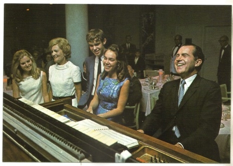 Nixon at the keys