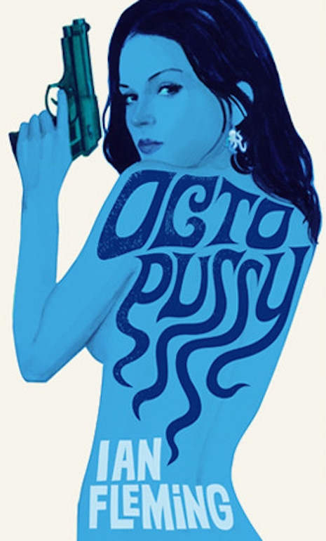 The 2008 cover for the reissue of Ian Fleming's 1966 novle, Octopussy and the Living Daylights