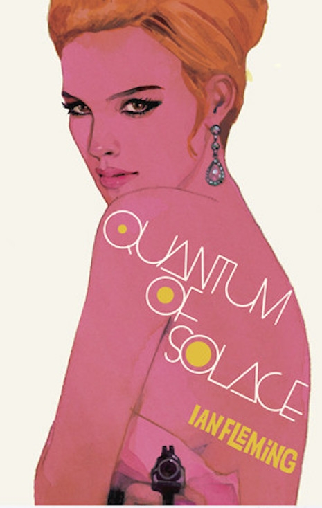 A print of the 2008 cover for the reissue of Ian Fleming's short story (found in 1960's For Your Eyes Only), Quantum of Solace