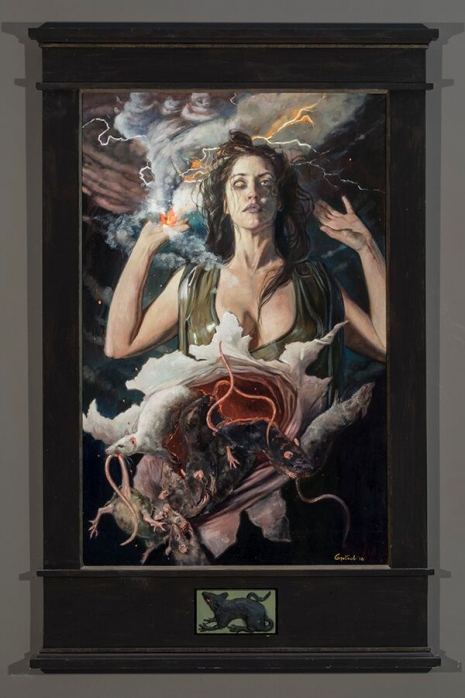 Lustful and lush paintings depicting ‘The Seven Deadly Sins’ by Gail Potocki Artes & contextos Wrath DM 465 698 int