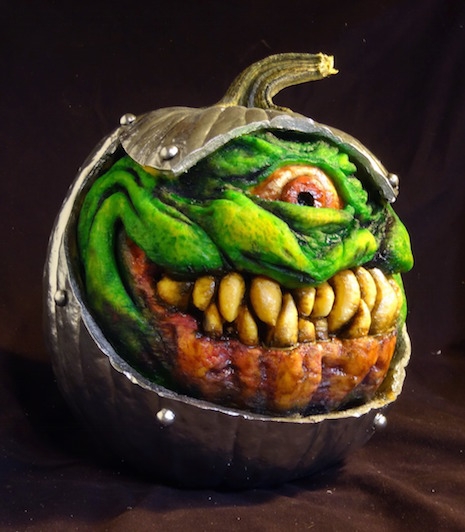 Alien pumpkin by Jon Neill