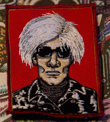 Andy Warhol hand made patch