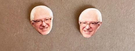 Bernie Sanders stud earrings