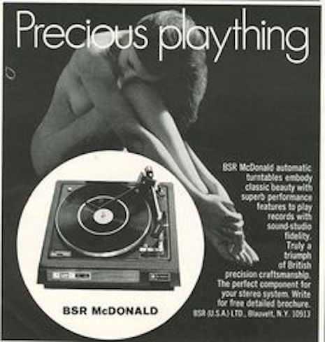 BSR McDonald turntable ad, 1970s