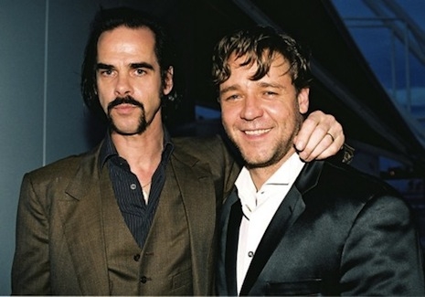 Nick Cave and Russell Crowe