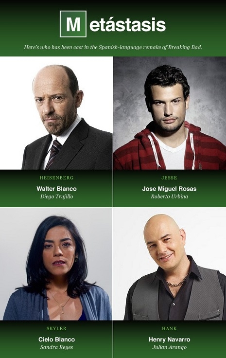 Breaking Bad cast Colombia