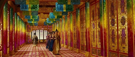 A scene from the 2006 film, Curse of the Golden Flower