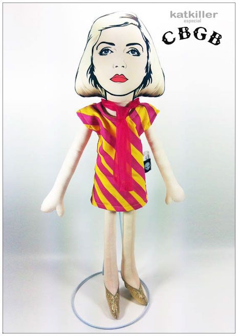 Debbie Harry of Blondie plush toy