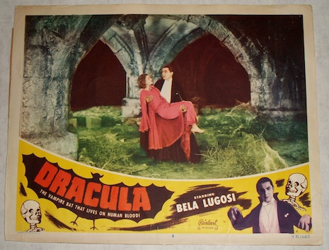 Lobby card for Dracula, 1931