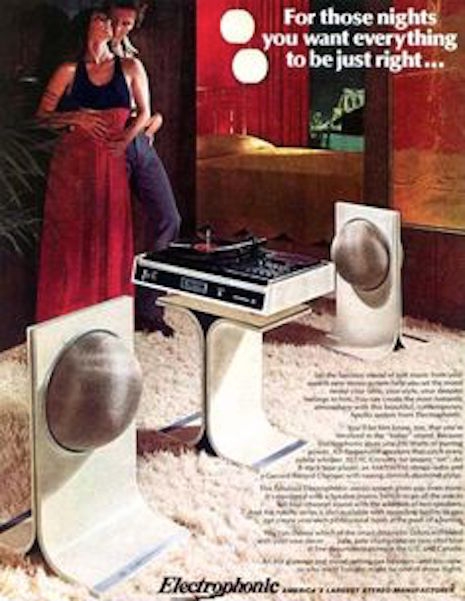 Electrophonic stereo ad, 1970s