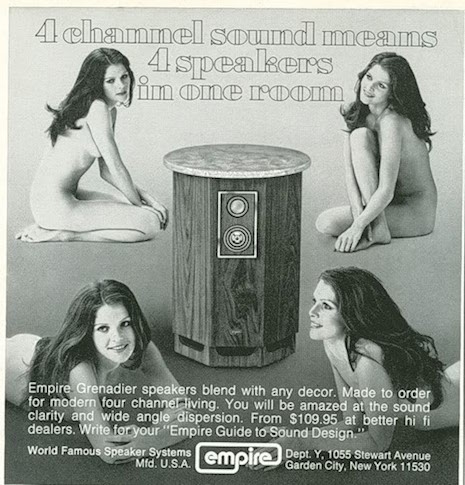 Empire Grenadier speaker ad, 1970s