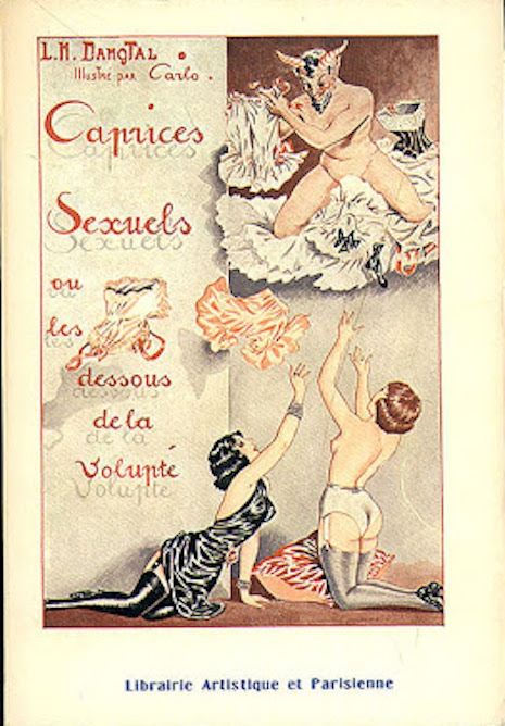 A fetish book cover illustrated by Carlo