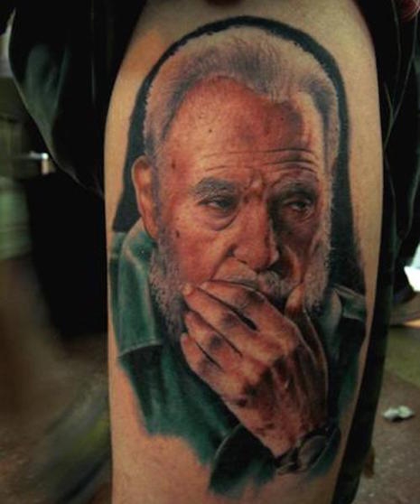 Fidel Castro tattoo