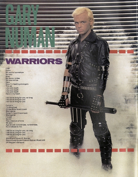 Gary Numan Smash Hits September 1983