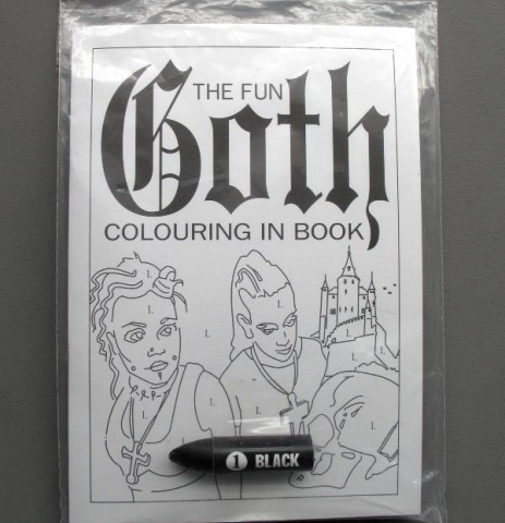Goth coloring book