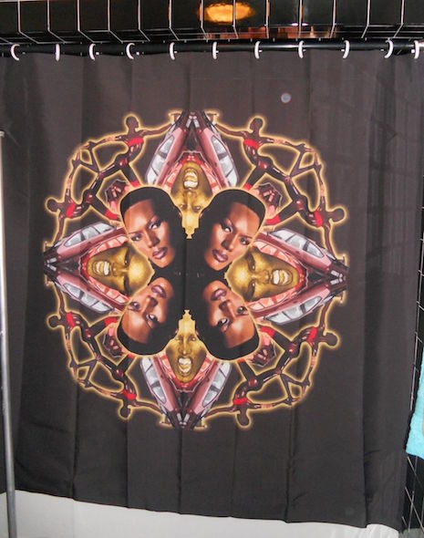 Grace Jones collage shower curtain (officially licenced)