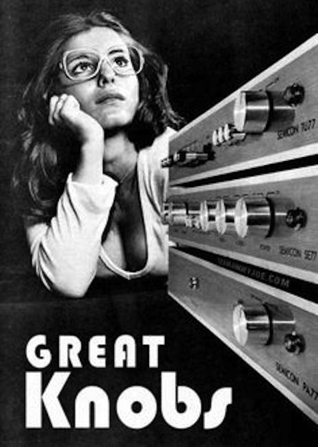 Great Knobs stereo ad, 1970s