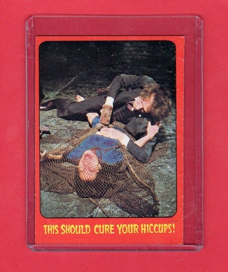 Topps Shock Theater trading card #49 The Satanic Rites of Dracula (UK version, 1976)