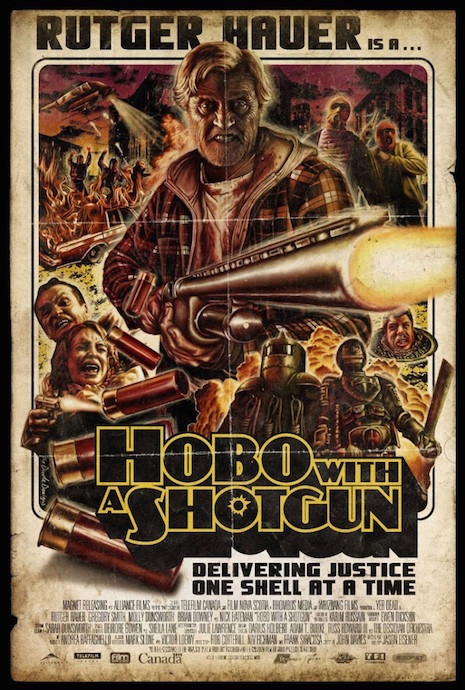 Hobo with a Shotgun movie poster for Magnet, 2011