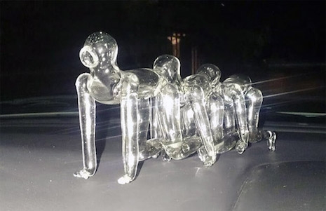 Human Centipede pipe front view