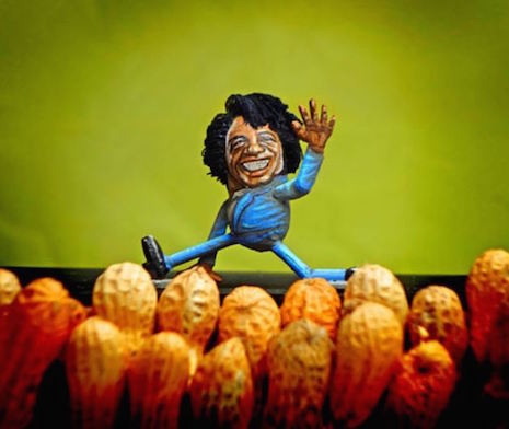 James Brown peanut art