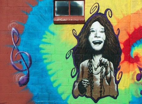 Janis Joplin street mural, Denver, Colorado