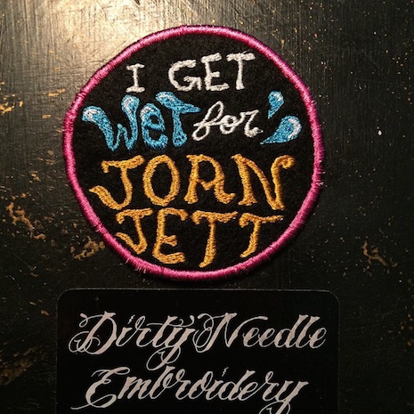 Joan Jett hand made patch