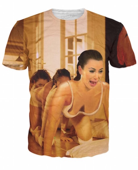 Kim Kardashian human centipede shirt