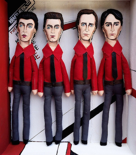 Kraftwerk plush dolls by Uriel Valentin