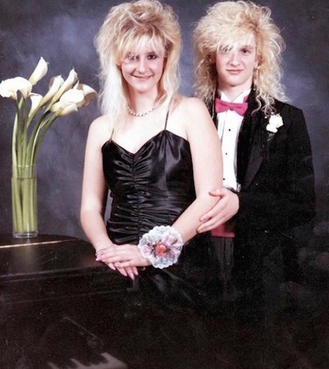 Layne Staley attending the Shorewood Prom in 1986