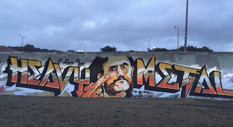 Lemmy memorial mural