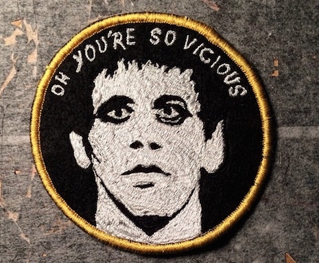 Lou Reed hand made patch
