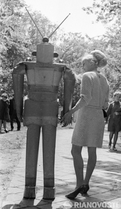 Friendly robot in the Soviet Union, 1969