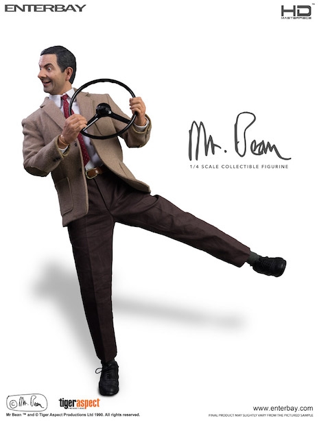 Mr. Bean steering wheel figure