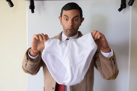 Mr. Bean underpants with figure