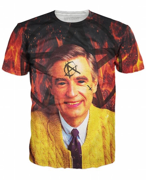 Satanic Mr. Rogers shirt