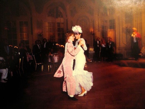 Nick Rhodes and Julie Anne Friedman at their wedding, August 18th, 1984
