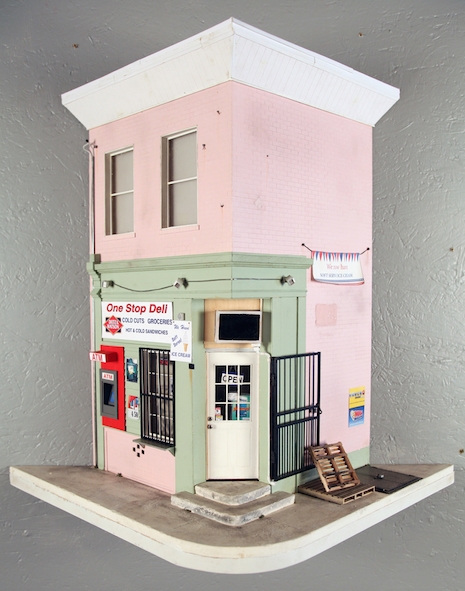 Miniature replica of the One Stop Deli in Philadelphia