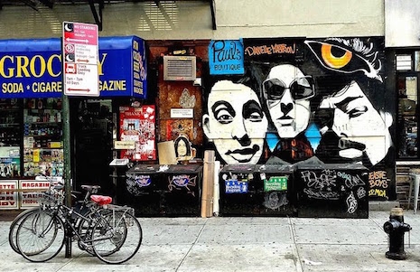 Paul's Boutique mural on the lower east side of Manhattan